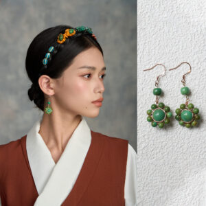 Tibetan-style Handmade Retro 925 Sterling Silver Ear Hooks